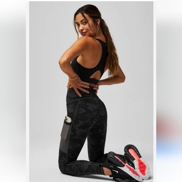 Fabletics Pants - Fabletics Powerhold High Waisted On The Go Camouflage Leggings Size Medium